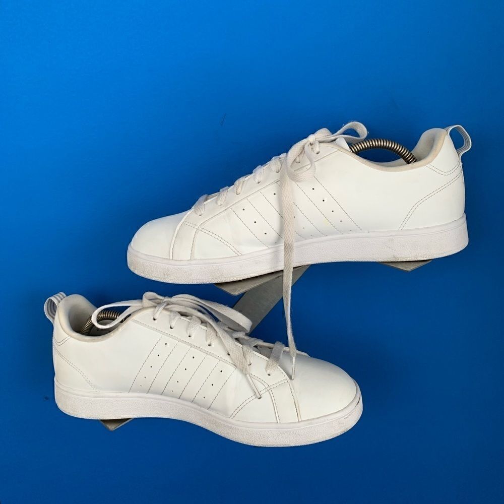 Adidas Womens VS Advantage BB7248 White Running Shoes Sneakers Size 10